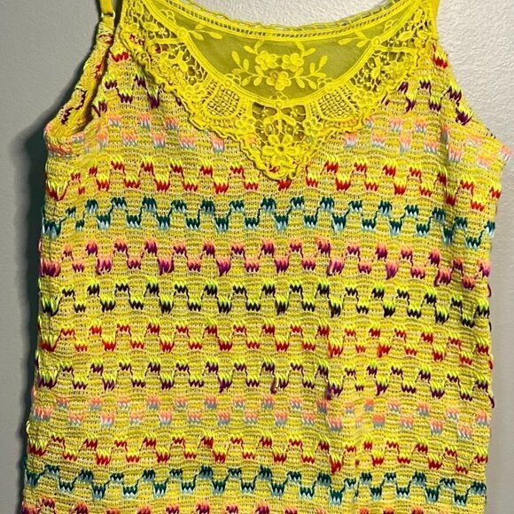 Free People Tops - Free People Vintage Top Tank T Shirt Size S in Yellow